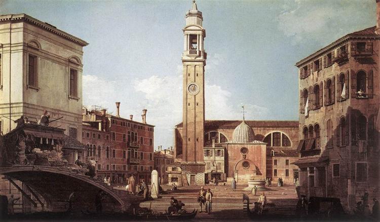 View of Campo Santi Apostoli, 1730 - Каналетто
