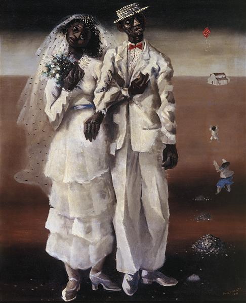 Marriage on the farm, 1944 - Кандиду Портинари