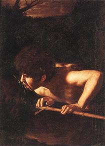 Juan Bautista en la fuente - Caravaggio