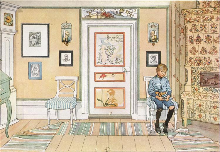 In the Corner, 1894 - Carl Larsson