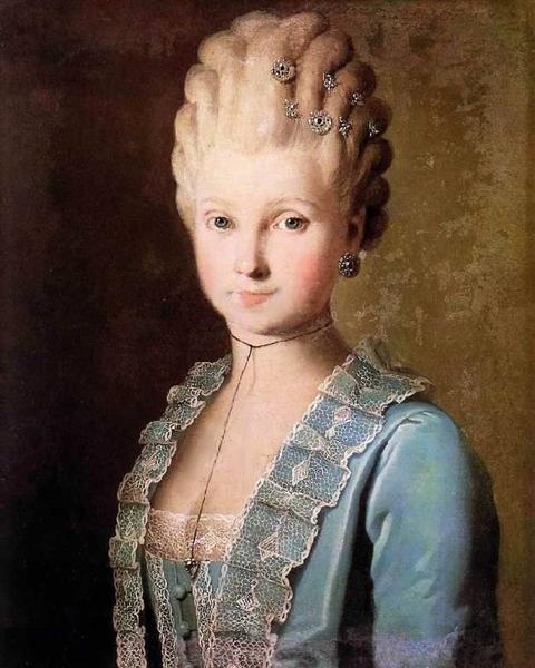 Portrait of a Woman - Carl-Ludwig Johann Christineck