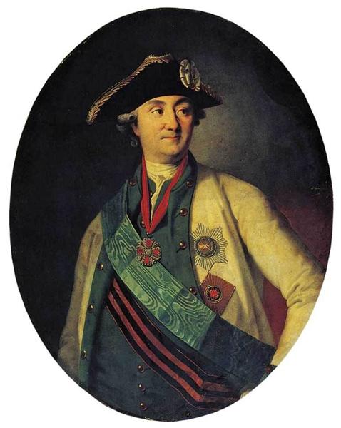 Portrait of Count Orlov-Chesmensky, 1779 - Карл Людвиг Христинек