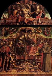 Coronation of the Virgin - Carlo Crivelli