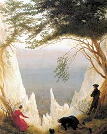 Chalk Cliffs on Rügen - Caspar David Friedrich
