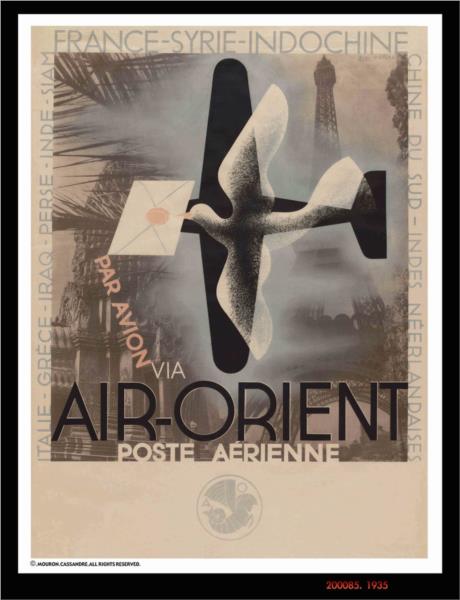 Air-orient, 1935 - Cassandre - WikiArt.org