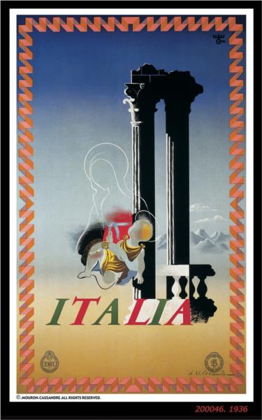 Italia Art, 1936 - A. M. Cassandre