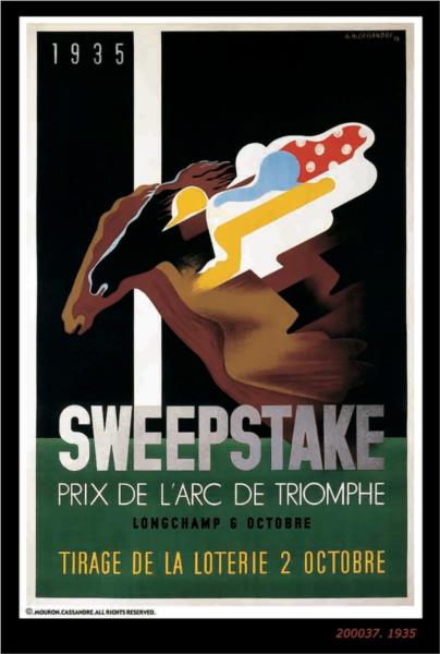 Sweepstake, 1935 - Cassandre