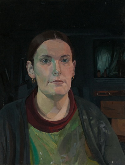 Basement Self Portrait, 1969 - Catherine Murphy