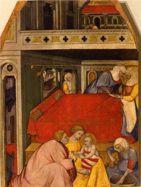 Nativity of the Virgin, 1400 - Ченніно Ченніні