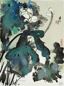 Lotus - Zhang Daqian