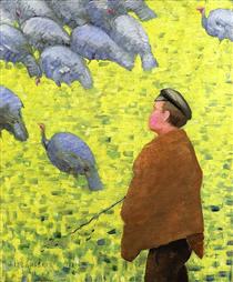 The Guardian of Turkeys - Charles Angrand