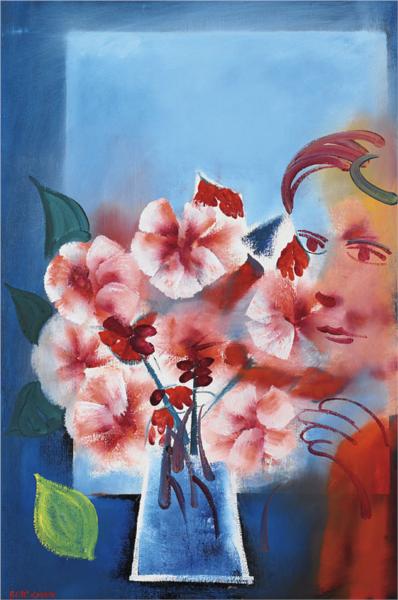 Girl with Flowers - Чарльз Блекман
