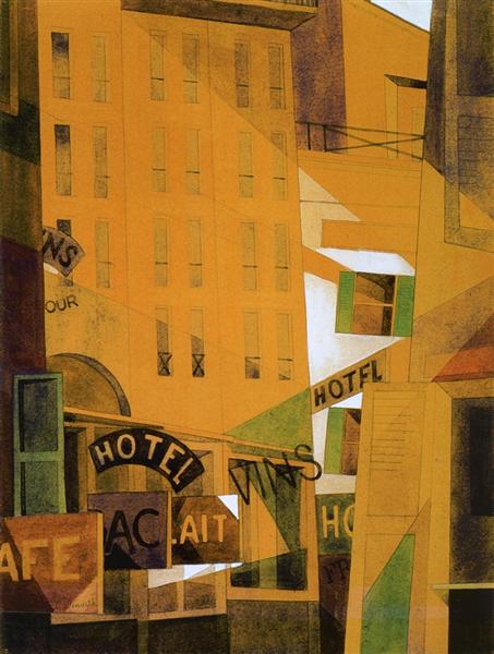 Hotel, 1921 - Charles Demuth