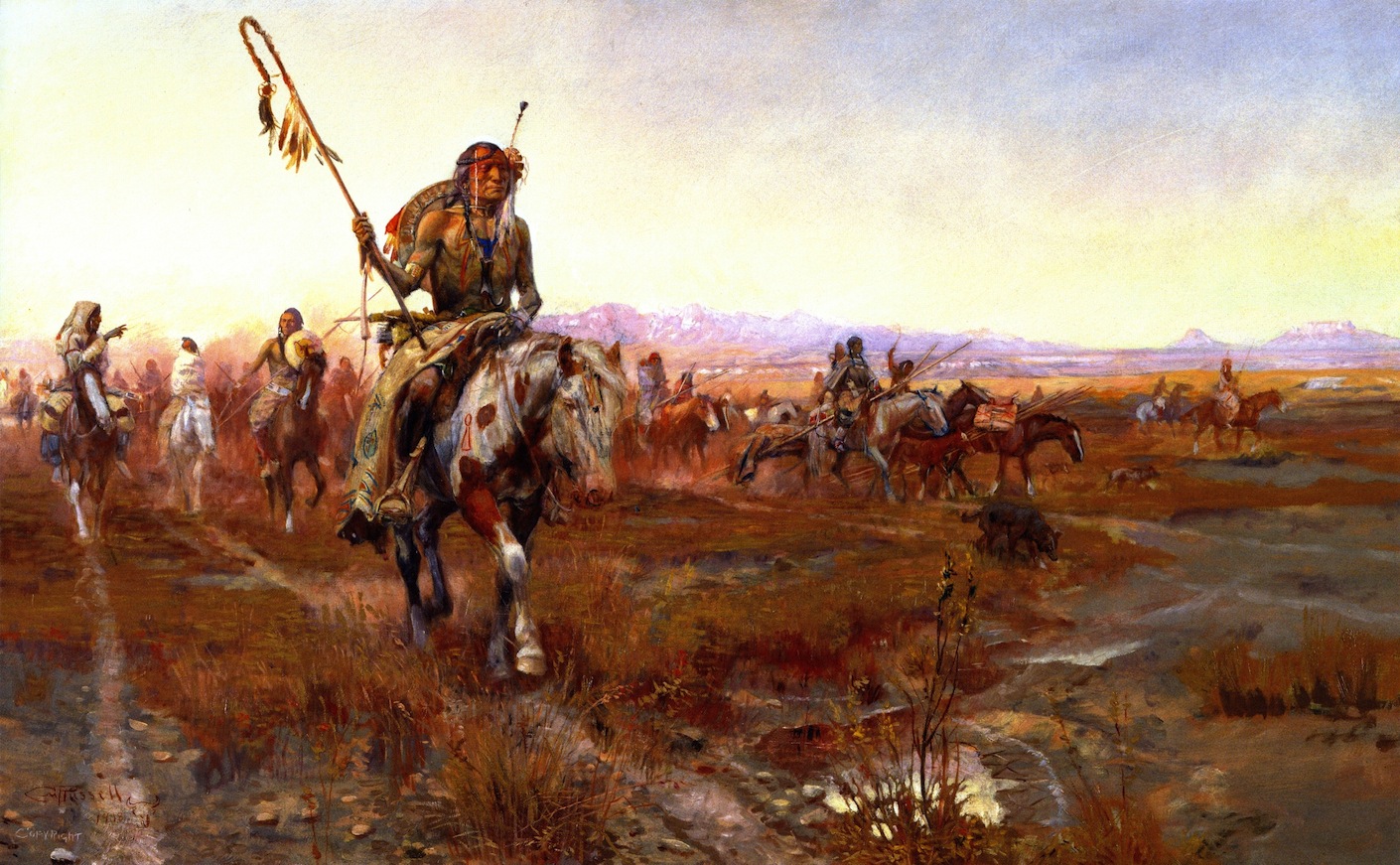 The Medicine Man [No. 2], 1908 - Charles M. Russell - WikiArt.org