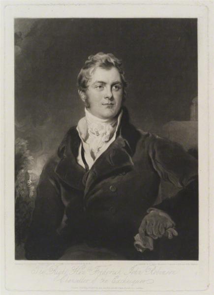 Frederick John Robinson, 1st Earl of Ripon, 1824 - Чарльз Тёрнер