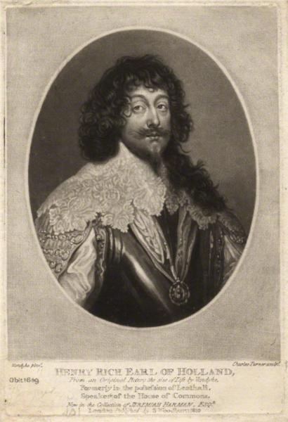 Henry Rich, 1st Earl of Holland, 1810 - Чарльз Тернер
