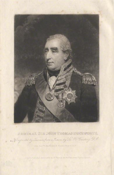 Sir John Thomas Duckworth, 1st Bt, 1823 - Чарльз Тернер