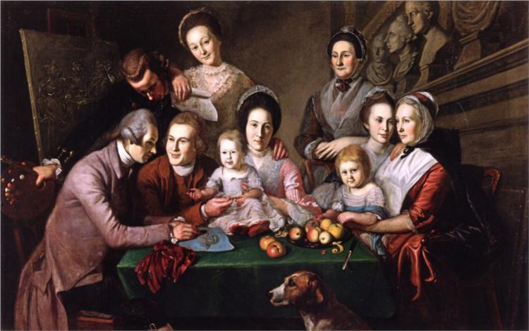 The Peale Family, 1773 - Чарльз Уилсон Пил