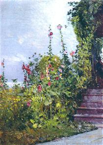 Celia Thaxter's Garden, Appledore, Isles of Shoals - Childe Hassam