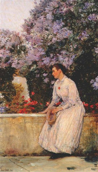 In the garden, 1888 - 1889 - Childe Hassam