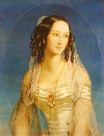 Portrait of Grand Duchess Zinaida Yusupova - Christina Robertson