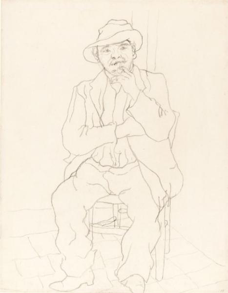 Portrait de Max Jacob, 1929 - Christopher Wood