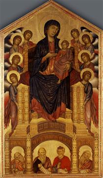 Madonna and Child Enthroned (Maesta) - Cimabue