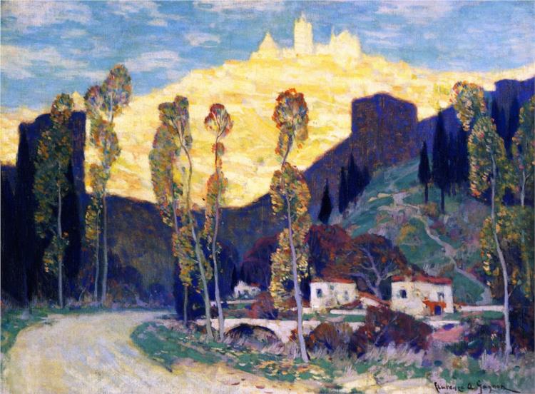 Evening, Siena, 1911 - Кларенс Ганьон