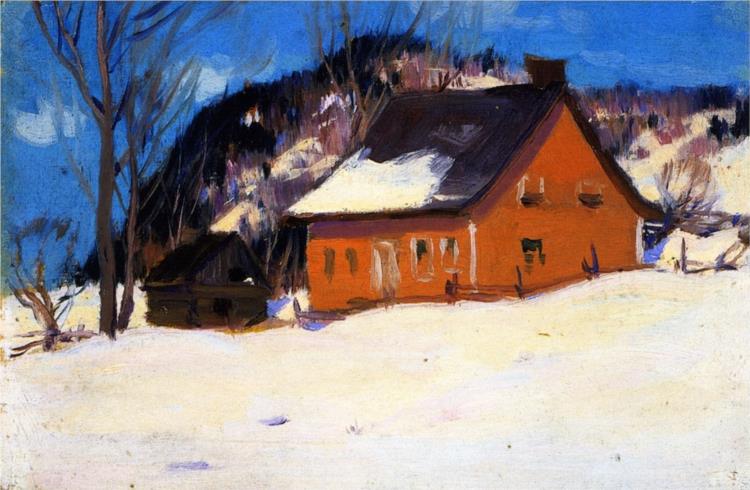 The Red House, 1912 - Clarence Gagnon