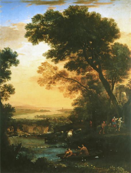 Landscape with Flight into Egypt, 1663 - 克勞德．熱萊