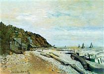 Boatyard near Honfleur - Claude Monet