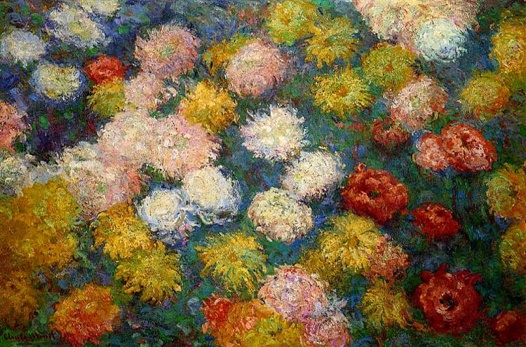 Chrysanthemums, 1897 - Claude Monet