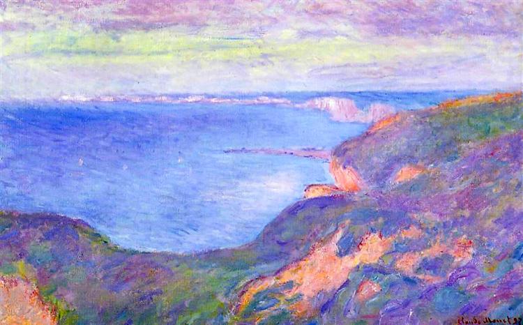 Cliff near Dieppe 2, 1897 - Claude Monet