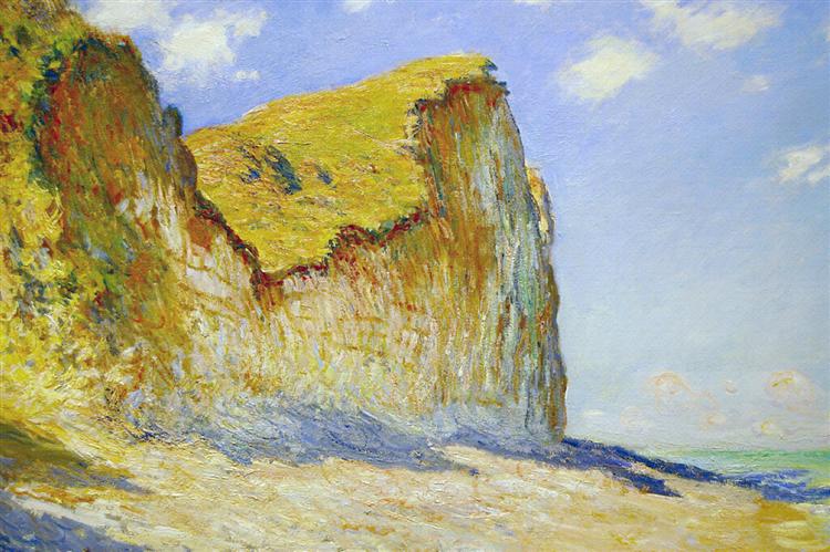 Cliffs near Pourville, 1882 - Клод Моне