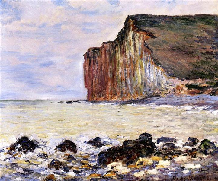 Cliffs of Les Petites-Dalles, 1881 - Claude Monet