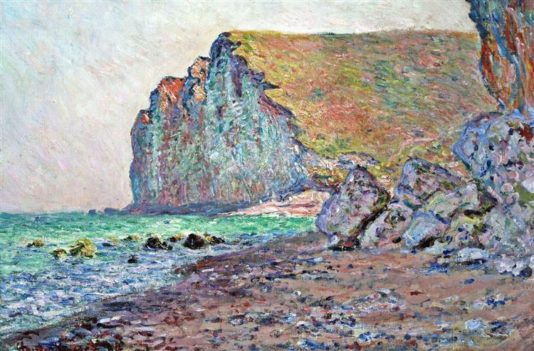 Cliffs of Les Petites-Dalles, 1884 - Claude Monet