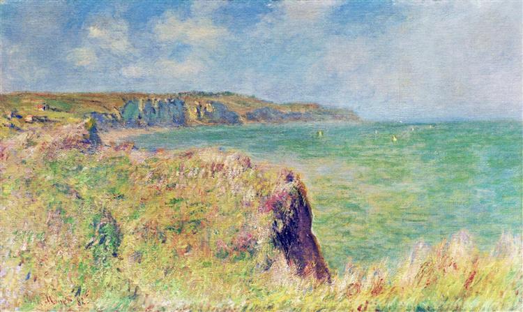 Edge of the Cliff at Pourville, 1882 - Claude Monet