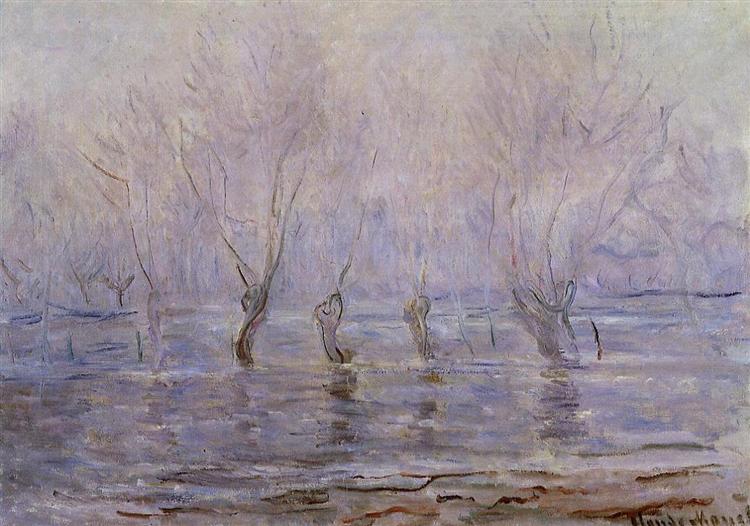 Flood at Giverny, 1896 - 1897 - Claude Monet