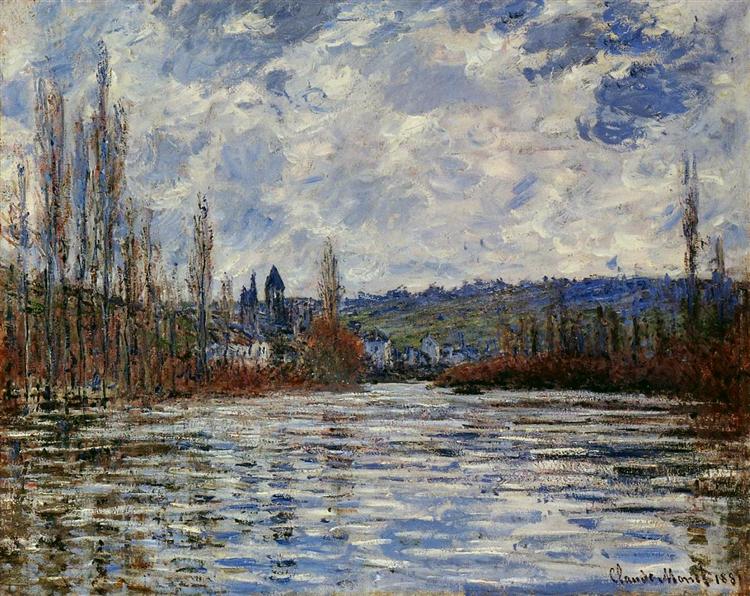 Flood of the Seine at Vetheuil, 1881 - Claude Monet