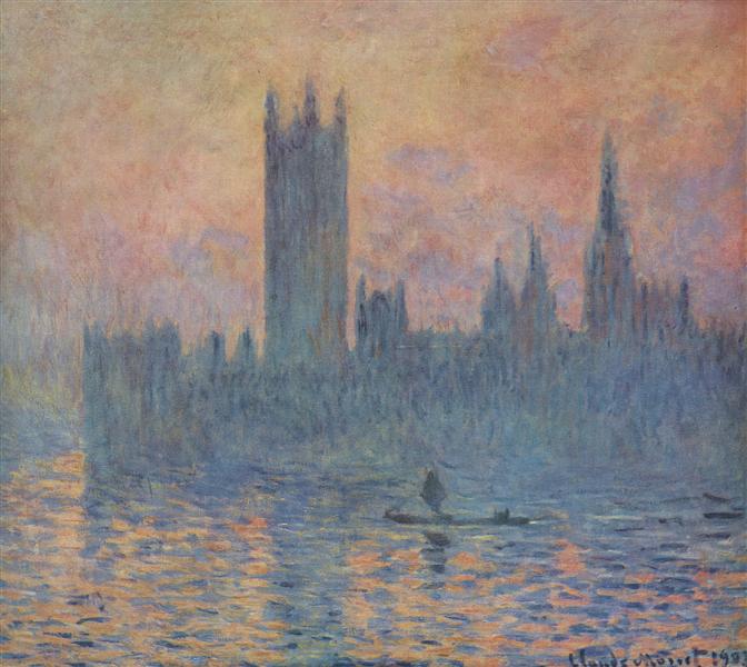 Houses of Parliament in Winter, 1903 - 莫內