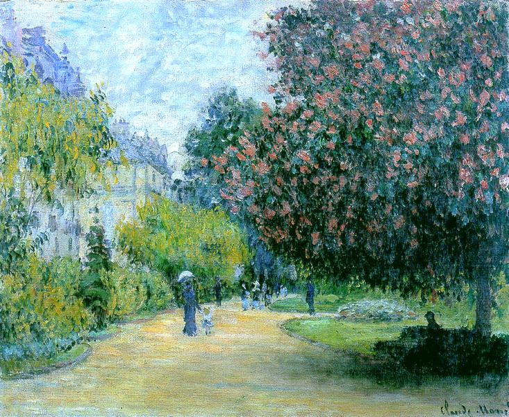 The Parc Monceau 1878 by Claude Monet high resolution famous