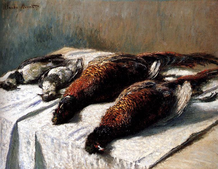 Фазаны и ржанки, 1879 - Клод Моне