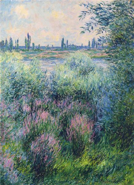 Spot on the Banks of the Seine, 1881 - Claude Monet