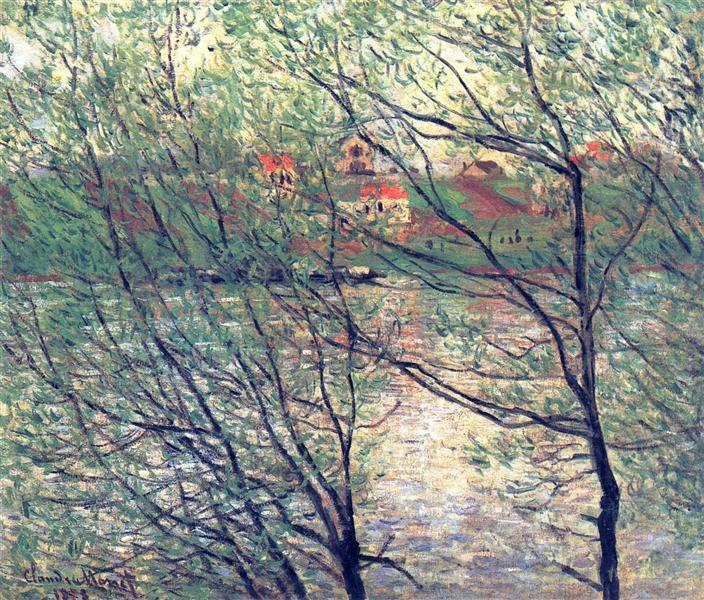The Isle Grande-Jatte, 1878 - Claude Monet