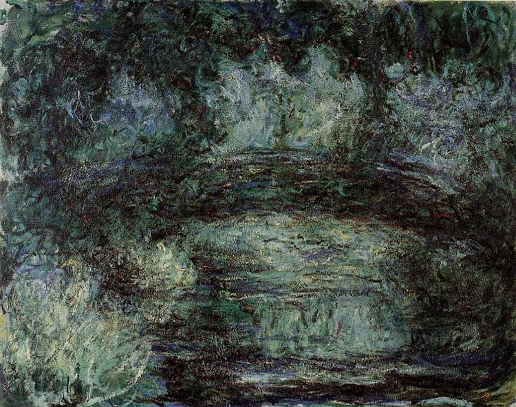 The Japanese Bridge, 1918 - 1919 - Claude Monet