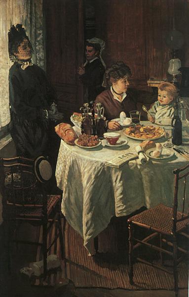 Завтрак, 1868 - Клод Моне