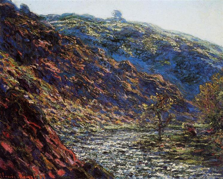 The Old Tree, Gorge of the Petite Creuse, 1889 - Клод Моне