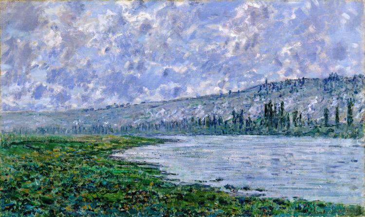 The Seine and the Chaantemesle, 1880 - Claude Monet