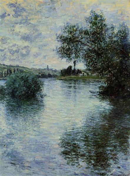 The Seine at Vetheuil, 1879 - 莫內