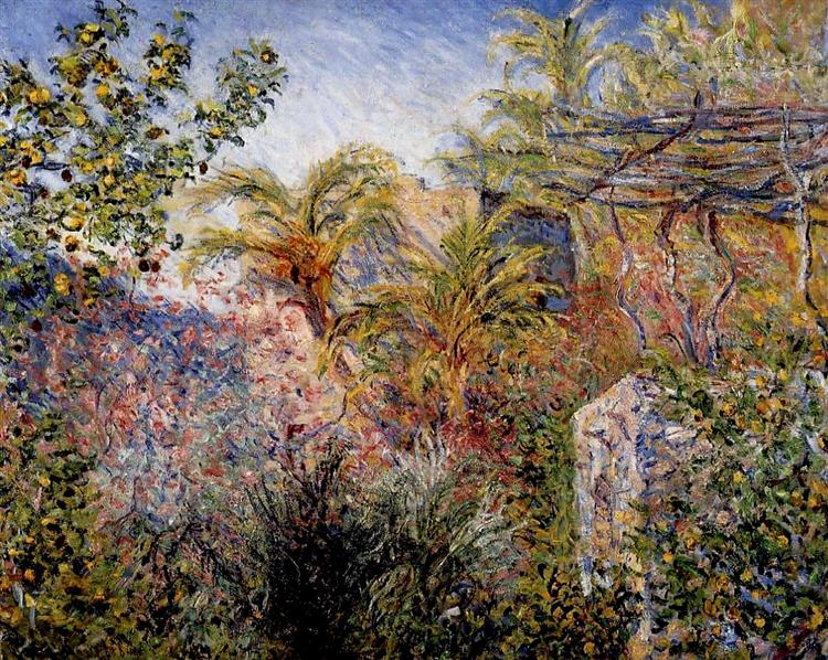 The Valley of Sasso, Bordighera, 1884 - Claude Monet
